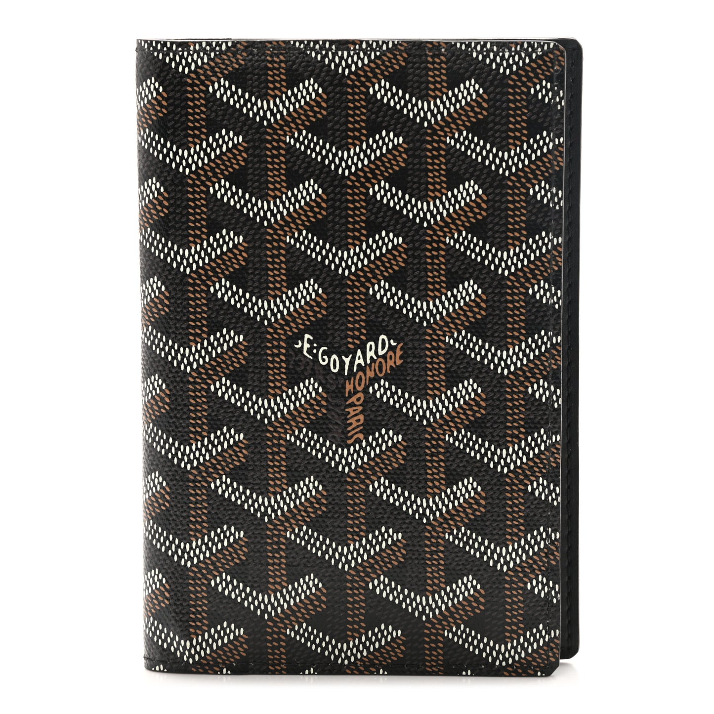Goyardine Passport Wallet Black