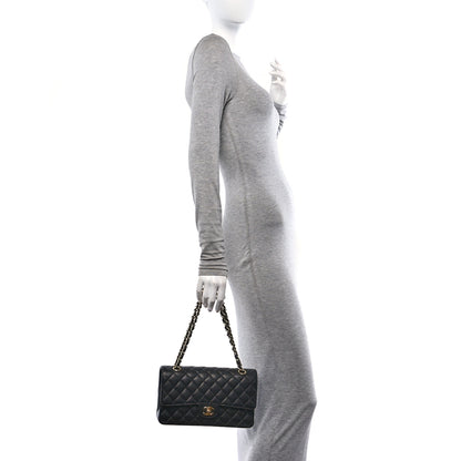 Chanel Caviar Quilted Medium Double Flap Black 2 of 10