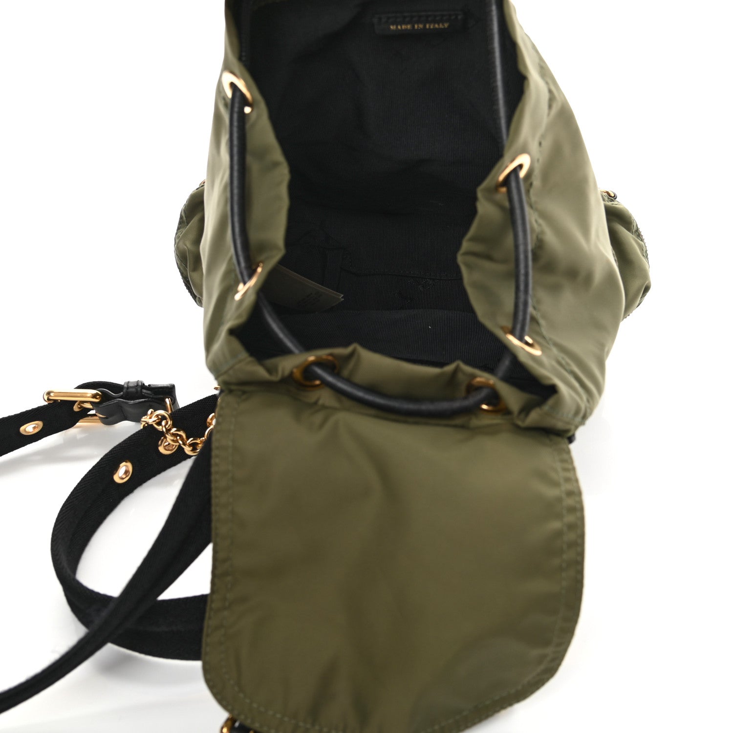 Burberry Nylon Small Crossbody Rucksack Backpack Canvas Green 5 of 14