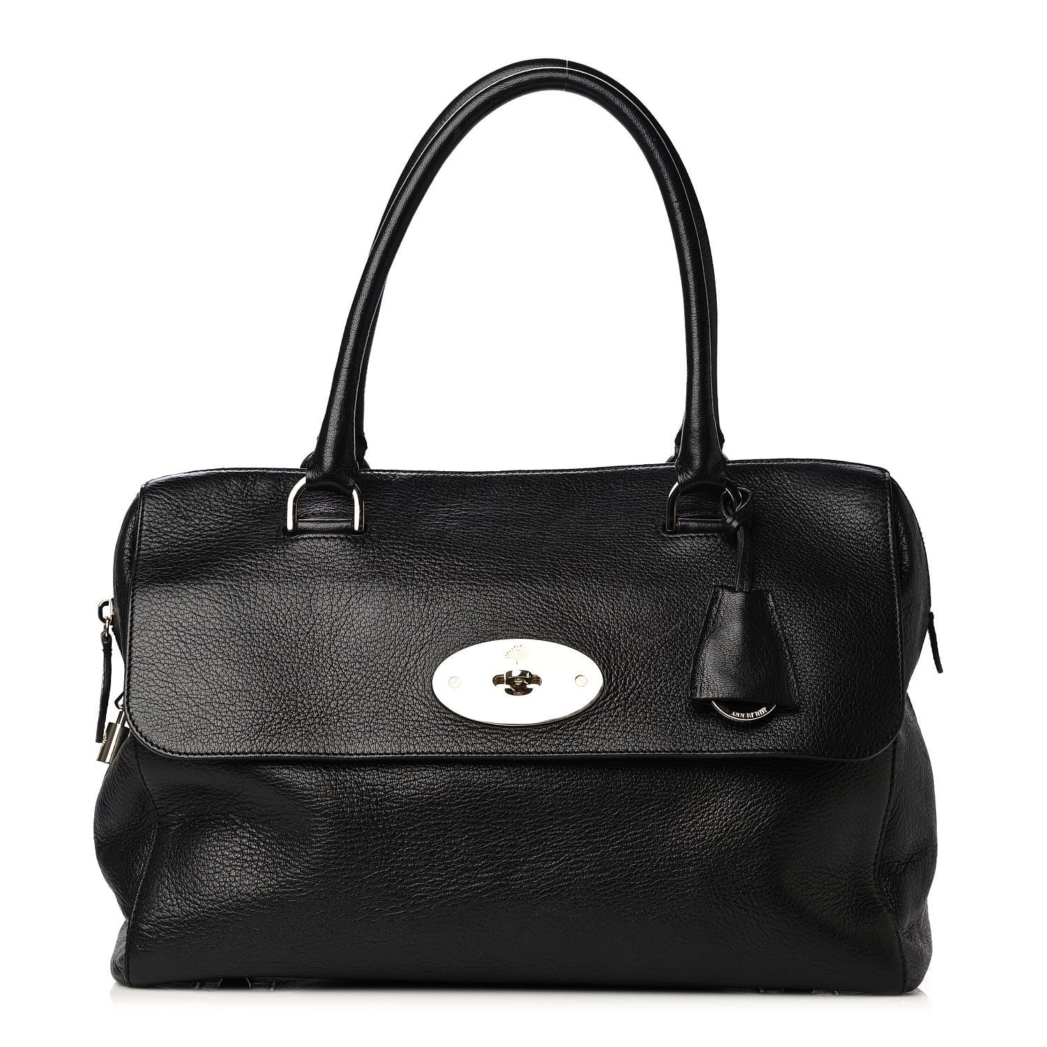 Mulberry Grainy Leather Medium Del Rey Satchel Black 2 of 8