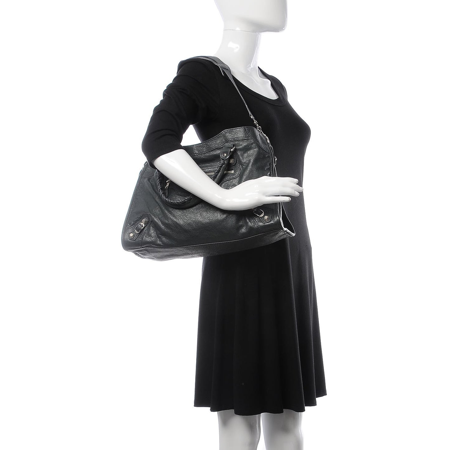 Agneau Giant 12 Silver Hardware City Anthracite