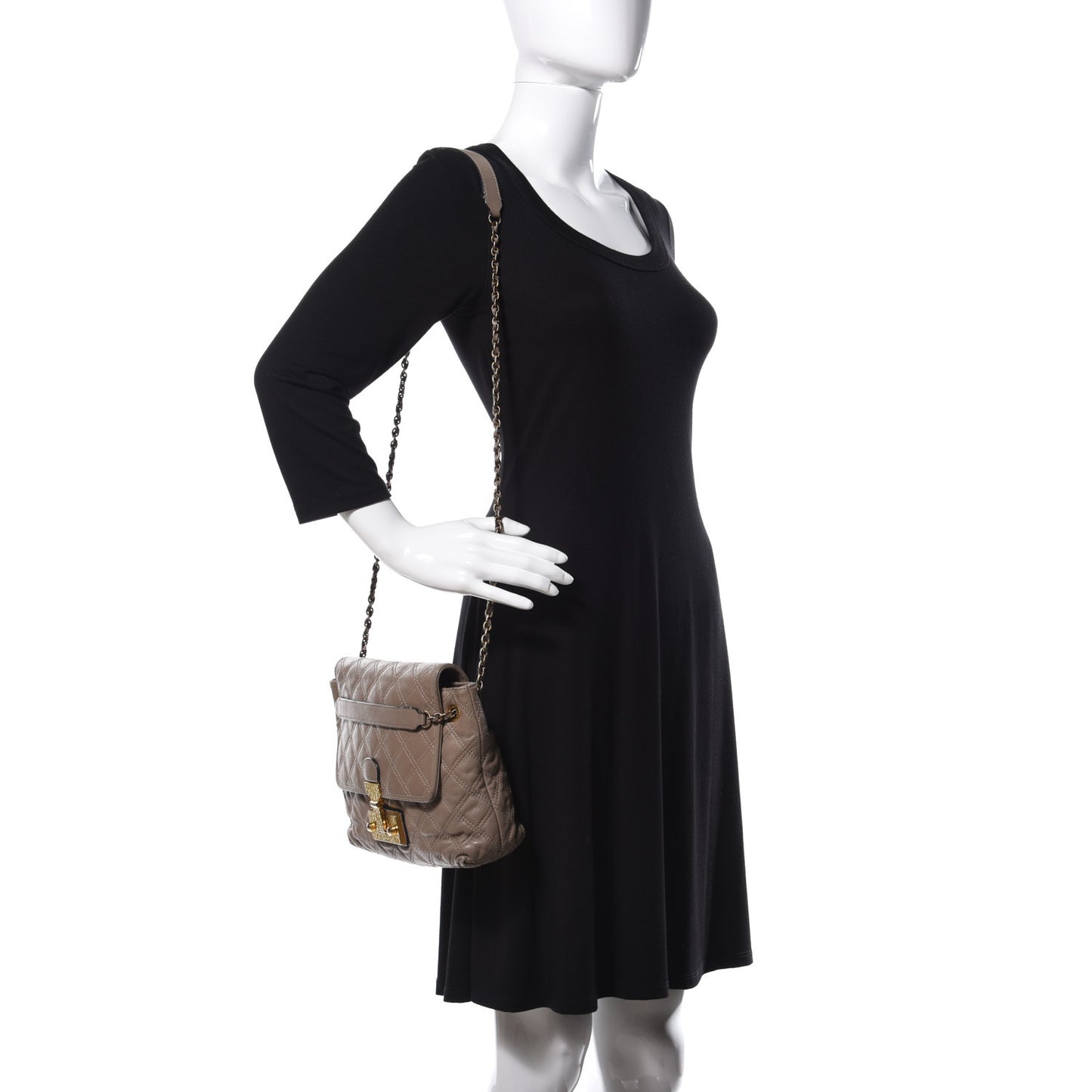 Calfskin Quilted Flap Bag