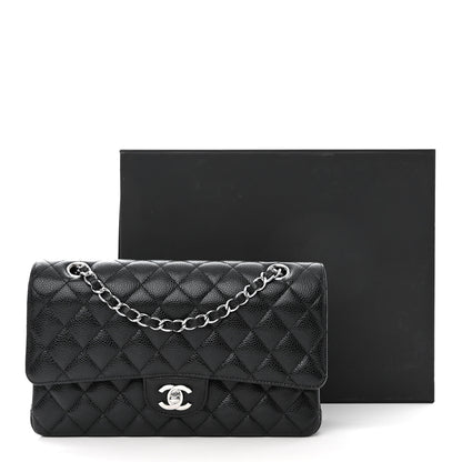 Chanel Caviar Quilted Medium Double Flap Black 12 of 12