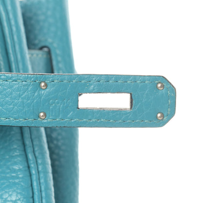 Hermes Togo Kelly Retourne 35 Turquoise 8 of 10