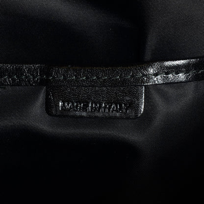 Burberry Beat Check Bridle Calfskin Nylon Medium Landscape Lynher Tote Charcoal 7 of 12