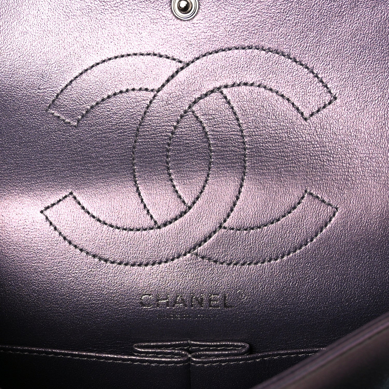 Chanel Iridescent Lambskin Quilted 2.55 Reissue 225 Flap Light Purple 6 of 11