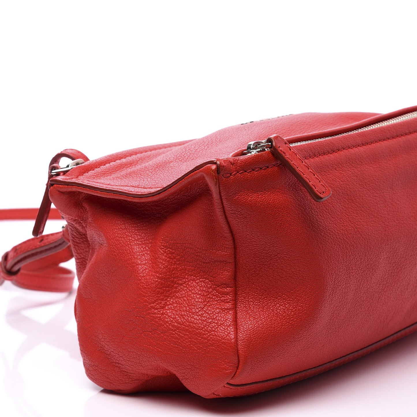Sugar Goatskin Mini Pandora Red