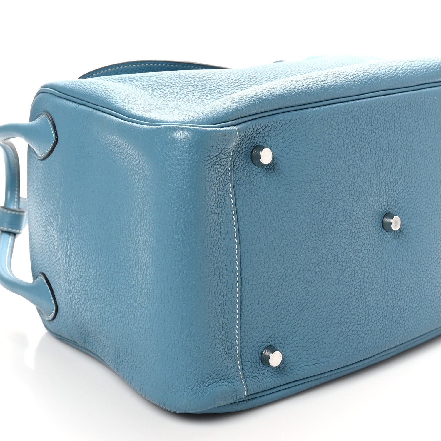 Hermes Taurillon Clemence Lindy 34 Bleu Jean 9 of 10
