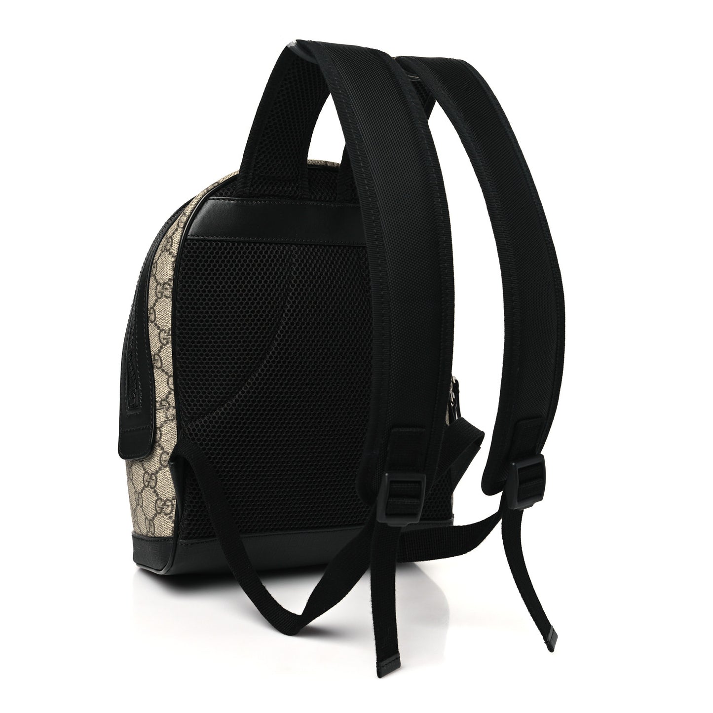 GG Supreme Monogram Small Eden Day Backpack Black