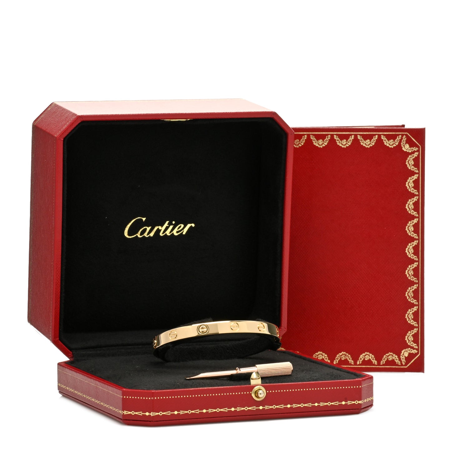 18K Yellow Gold LOVE Bracelet 17