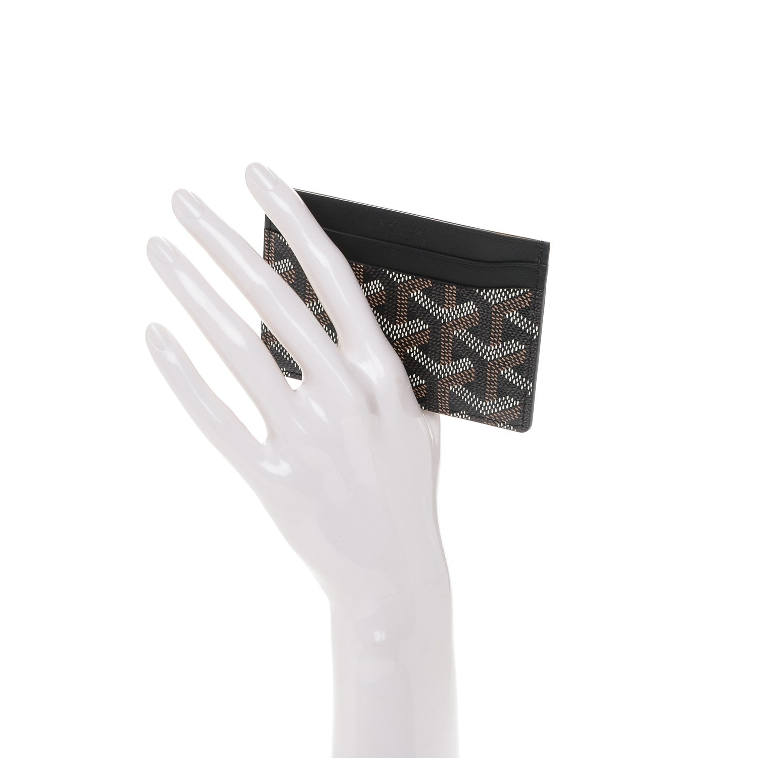 Goyard Goyardine Saint Sulpice Card Holder Black 2 of 6