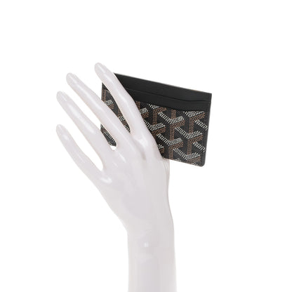 Goyard Goyardine Saint Sulpice Card Holder Black 2 of 6
