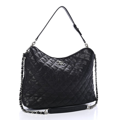 Chanel Caviar Quilted French Riviera Hobo Black 2 of 5
