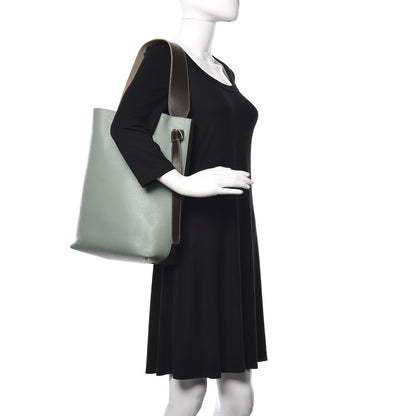 Celine Shiny Smooth Calfskin Small Twisted Cabas Jade Forest 2 of 16