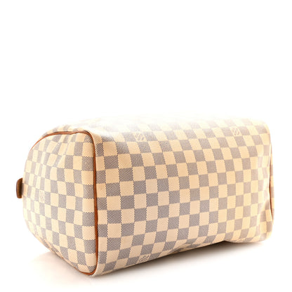 Louis Vuitton Damier Azur Speedy 30 4 of 10