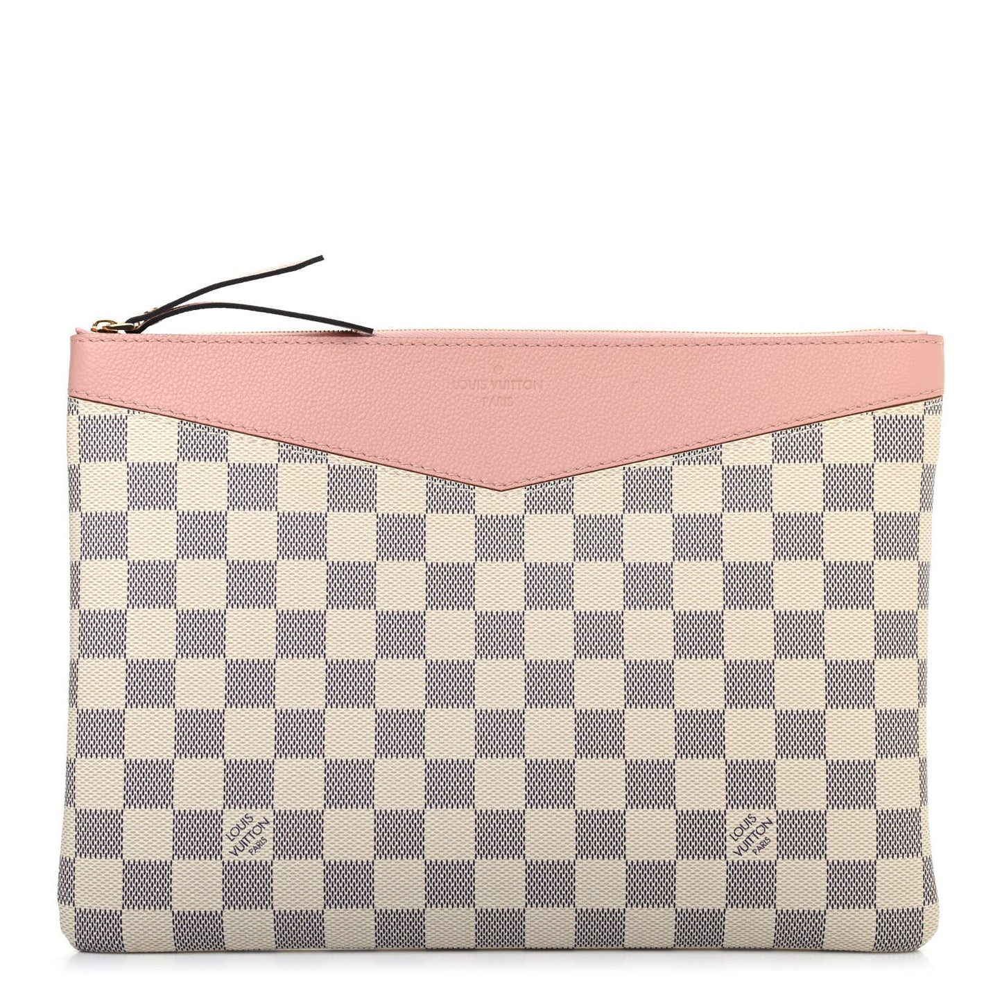 Damier Azur Daily Pouch Rose Poudre