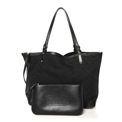 Gucci Monogram Medium Craft Tote Black 3 of 16