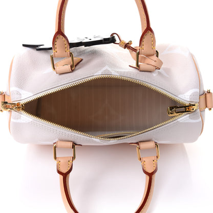 Louis Vuitton Monogram Giant By The Pool Speedy Bandouliere 25 Brume 5 of 12