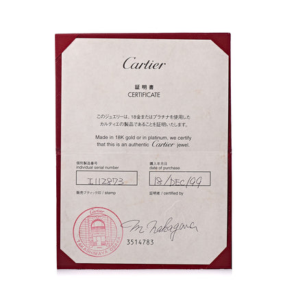 Cartier 18K White Gold 7mm Astro LOVE Ring 50 5.25 7 of 7