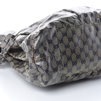 Gucci Crystal Monogram Hysteria Tote Navy Blue 13 of 14