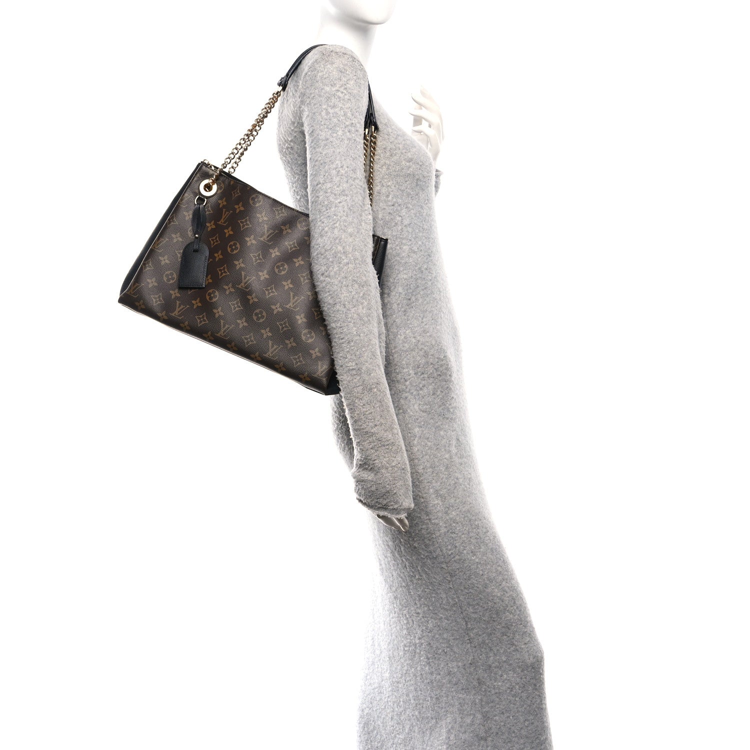 Louis Vuitton Monogram Surene MM Black 2 of 9