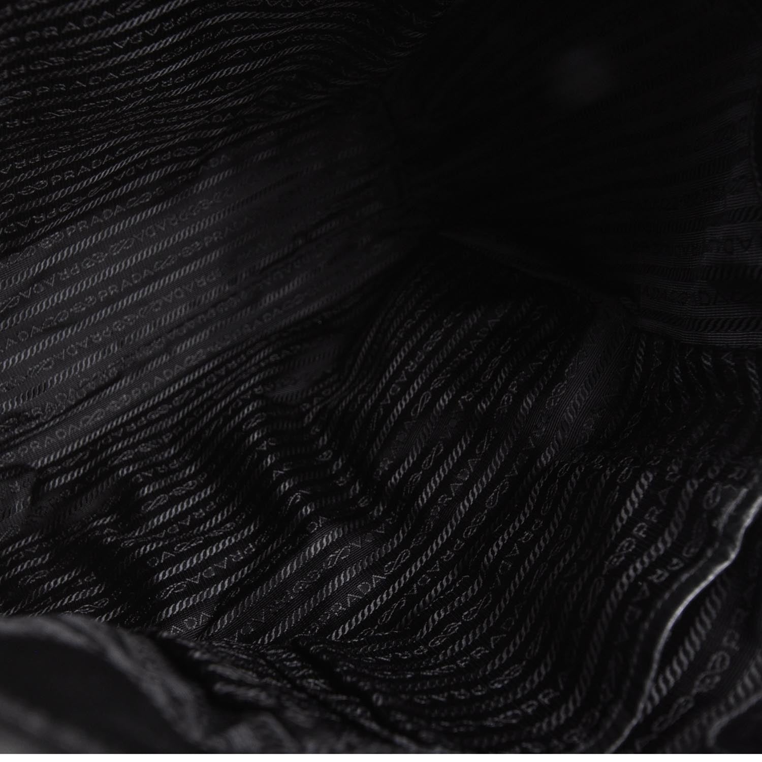 Prada Leather Large New Look Tote Black 6 of 9