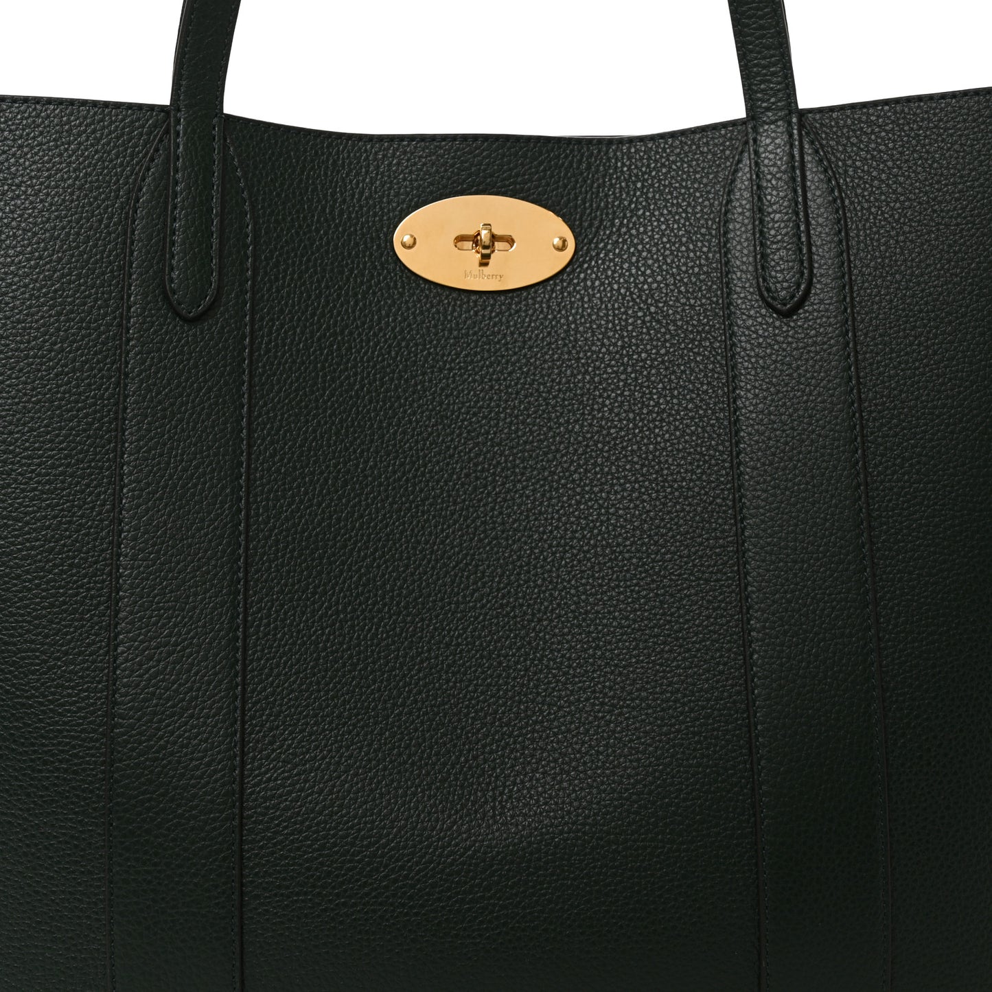 Small Classic Grain Bayswater Tote Mulberry Green