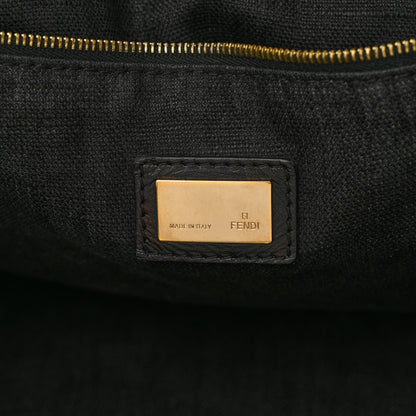Fendi Raffia Twins Tote Black 6 of 13