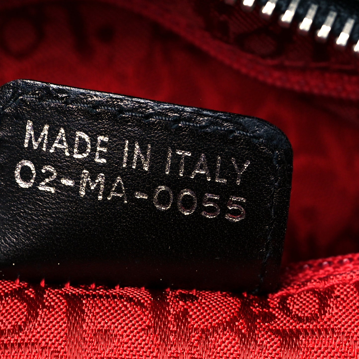 Lambskin Cannage Medium Lady Dior Black