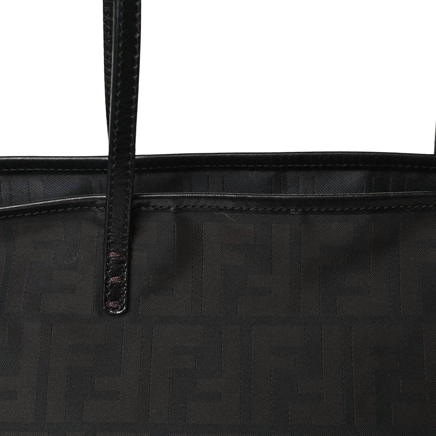 Fendi Nylon Zucca Medium Roll Tote Tobacco 16 of 22