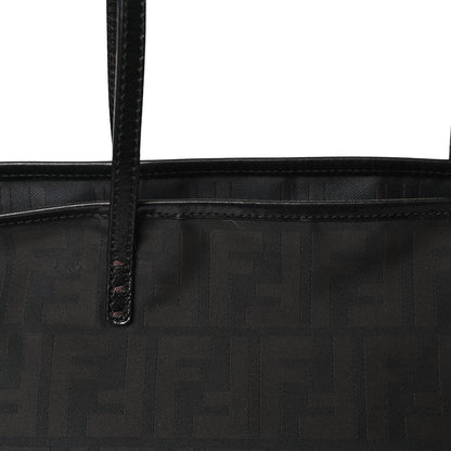 Fendi Nylon Zucca Medium Roll Tote Tobacco 16 of 22