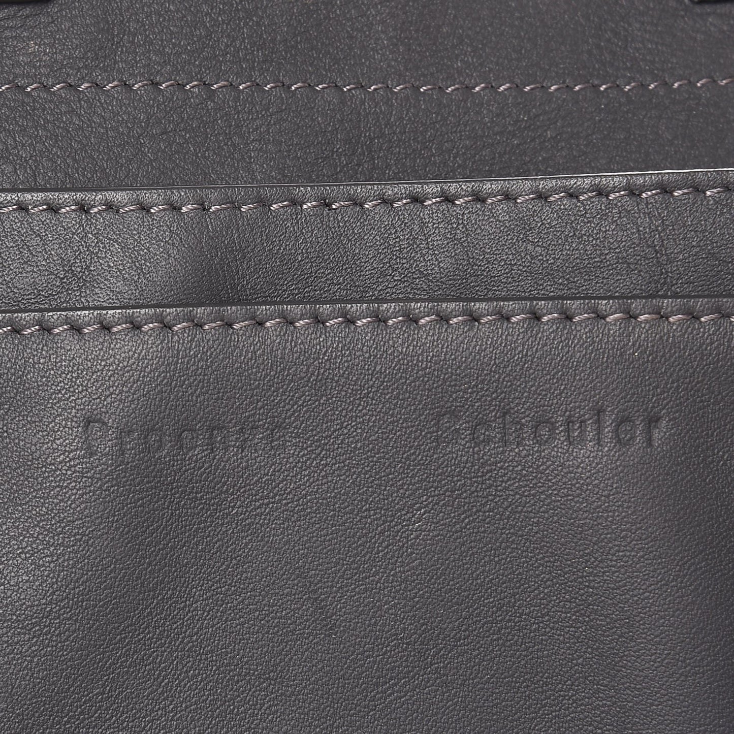 Calfskin Small PS Courier Backpack Heather Grey