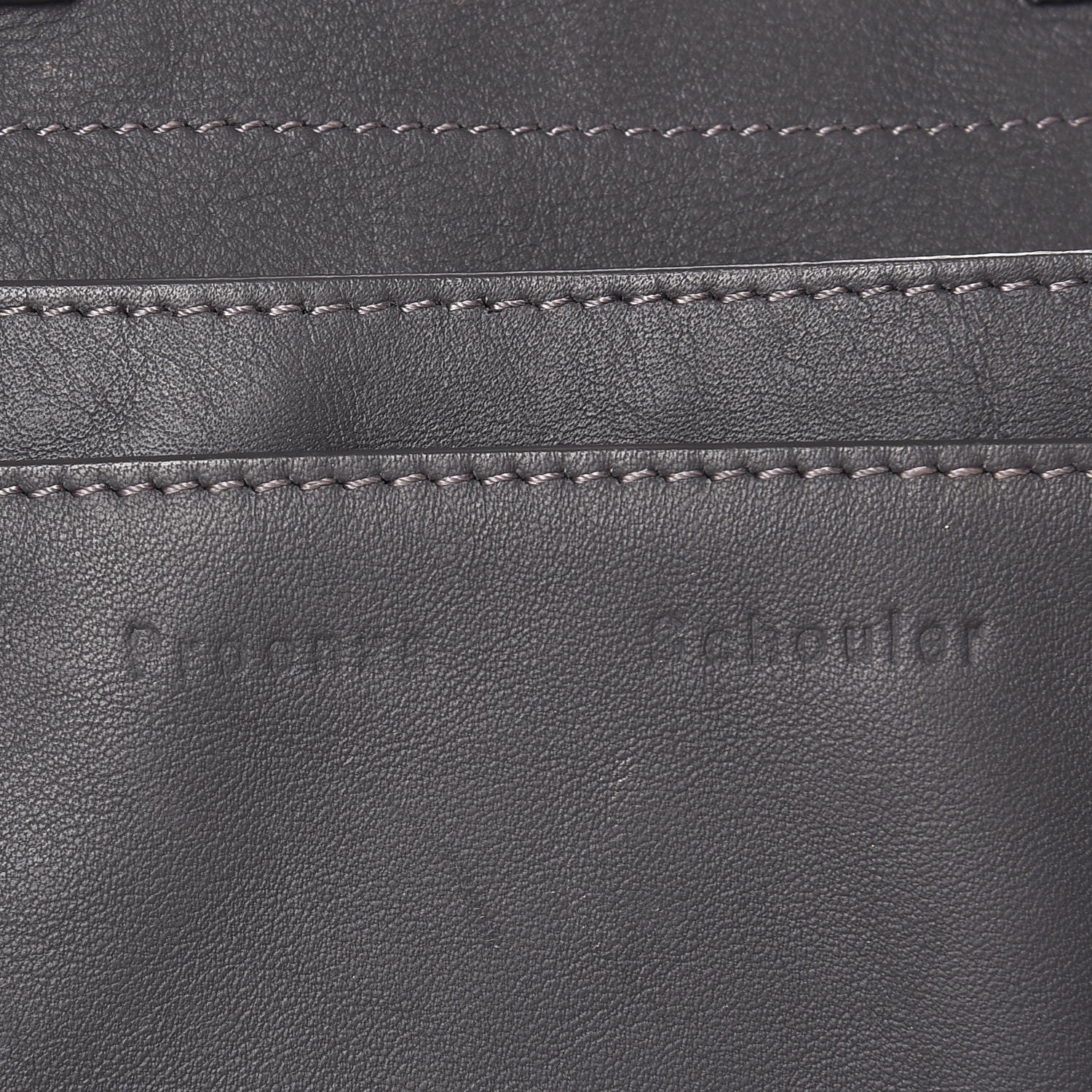 Proenza Schouler Calfskin Small PS Courier Backpack Heather Grey 6 of 9