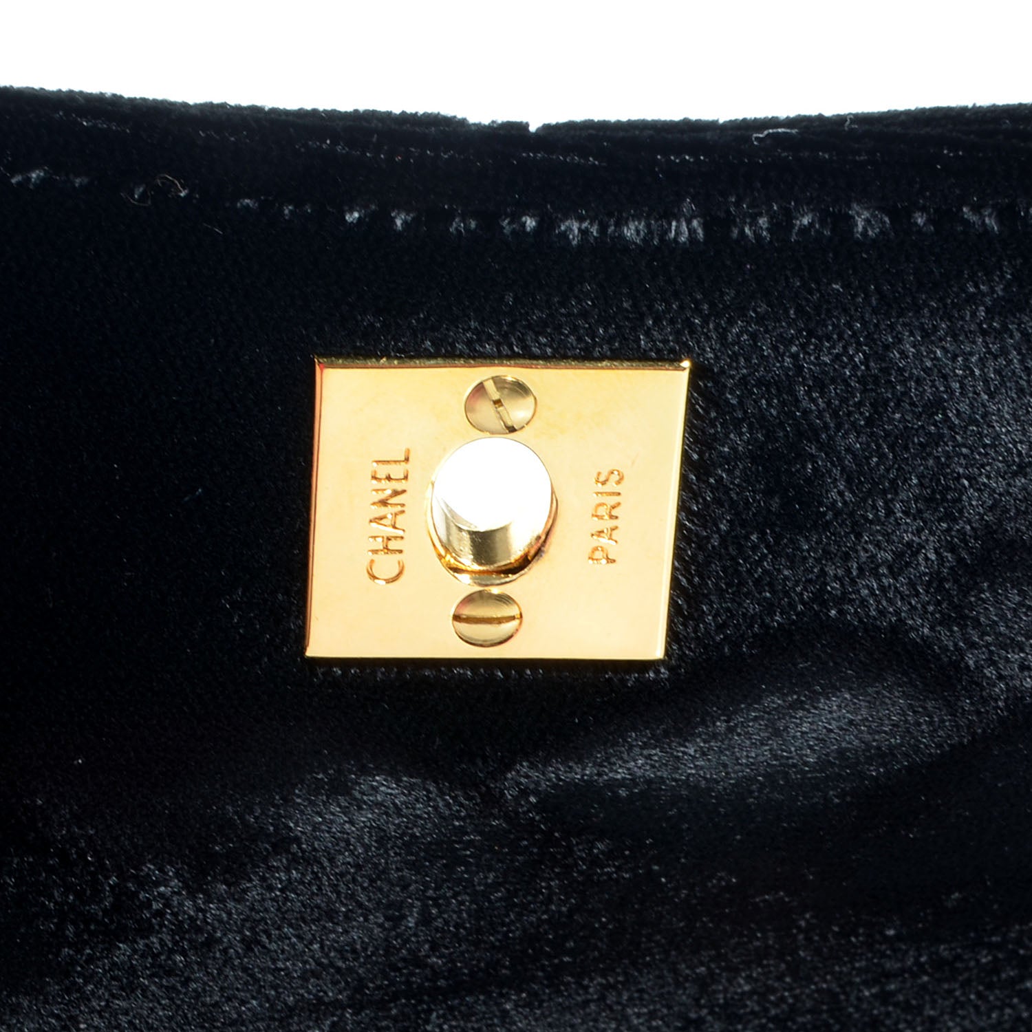 Chanel Velvet Flap Shoulder Bag Black 5 of 9