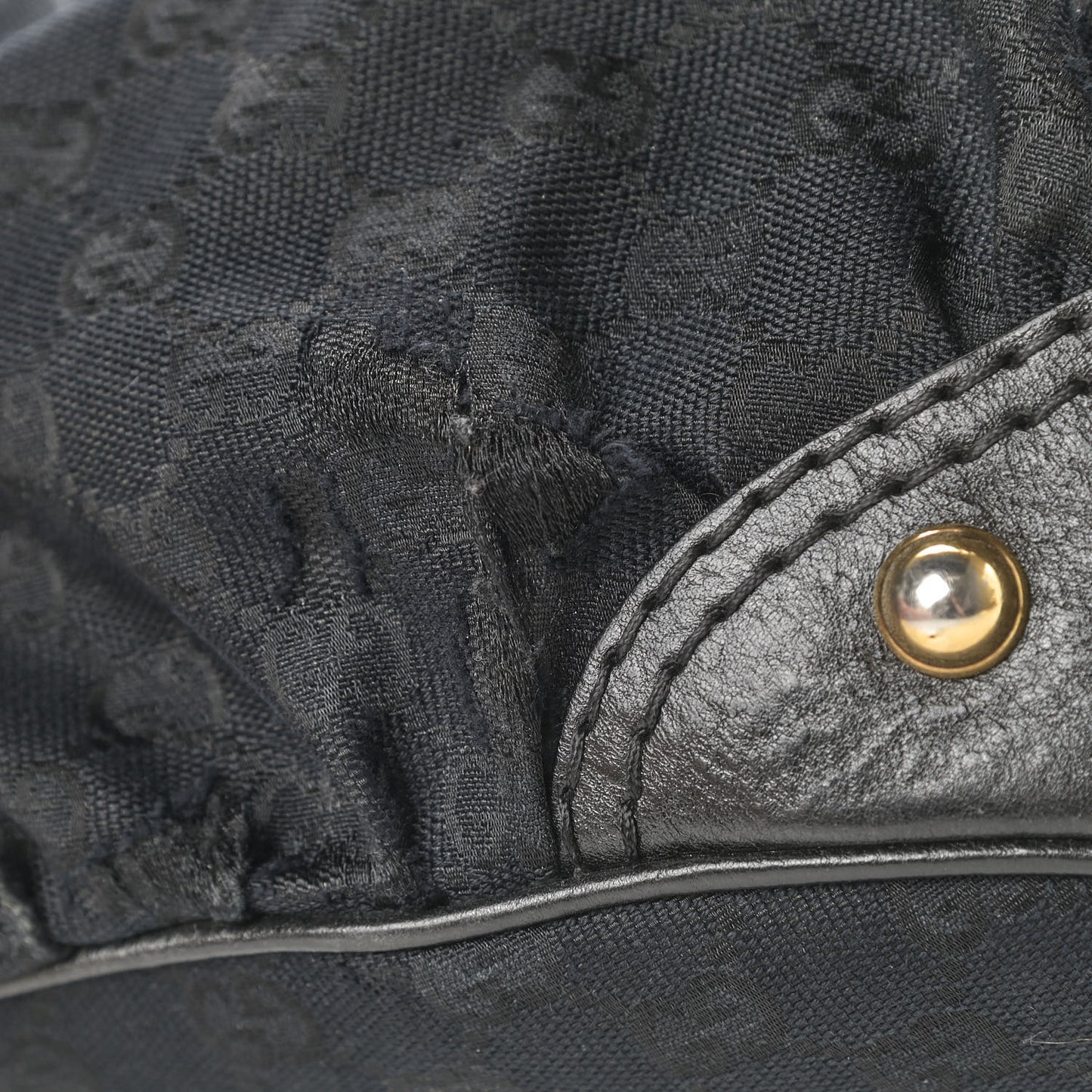 Monogram Medium Jockey Tote Black