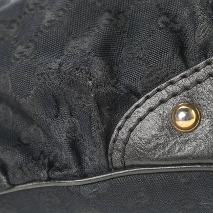 Gucci Monogram Medium Jockey Tote Black 16 of 17