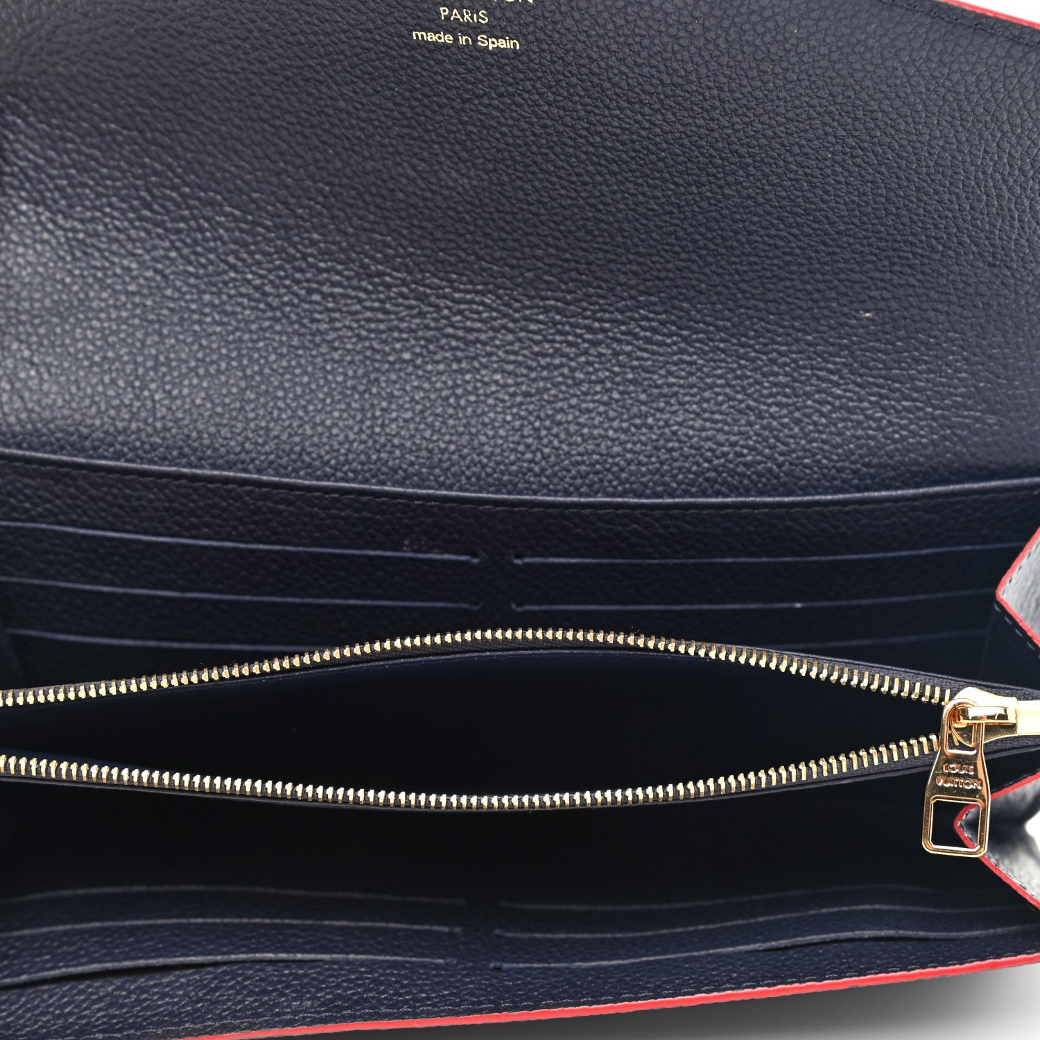 Louis Vuitton Empreinte Sarah Wallet NM Marine Rouge 4 of 7