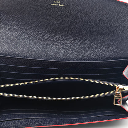 Louis Vuitton Empreinte Sarah Wallet NM Marine Rouge 4 of 7