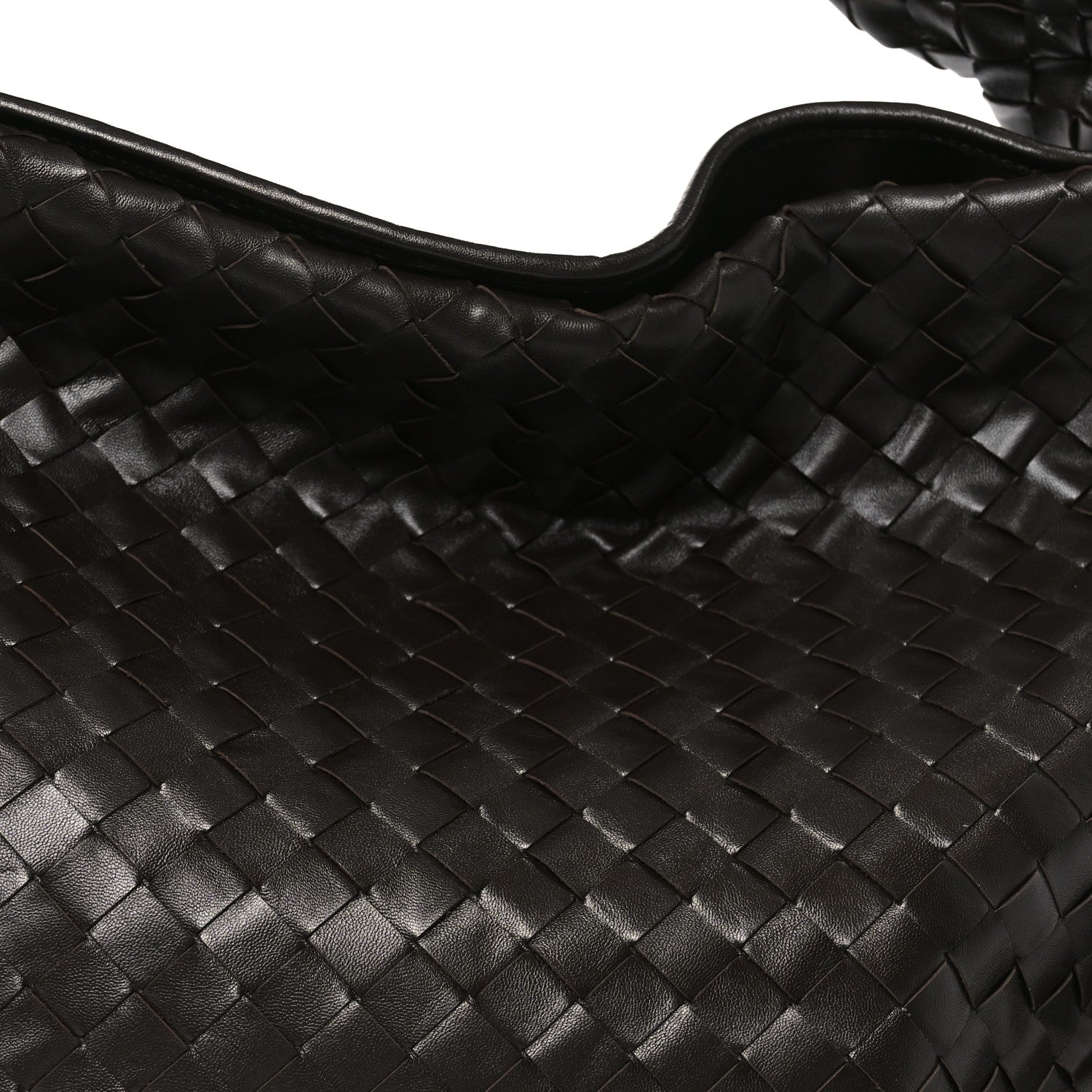 Bottega Veneta Calfskin Intrecciato Large Hop Fondant 9 of 11