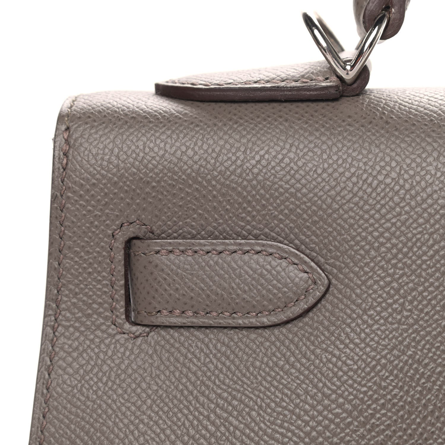 Hermes Epsom Kelly Sellier 32 Etain 12 of 41