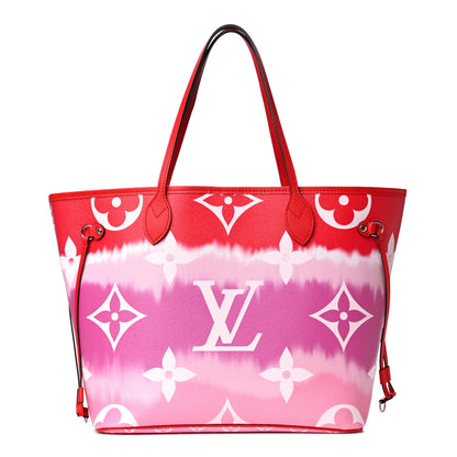 Louis Vuitton Monogram Escale Neverfull MM Rouge 1 of 9