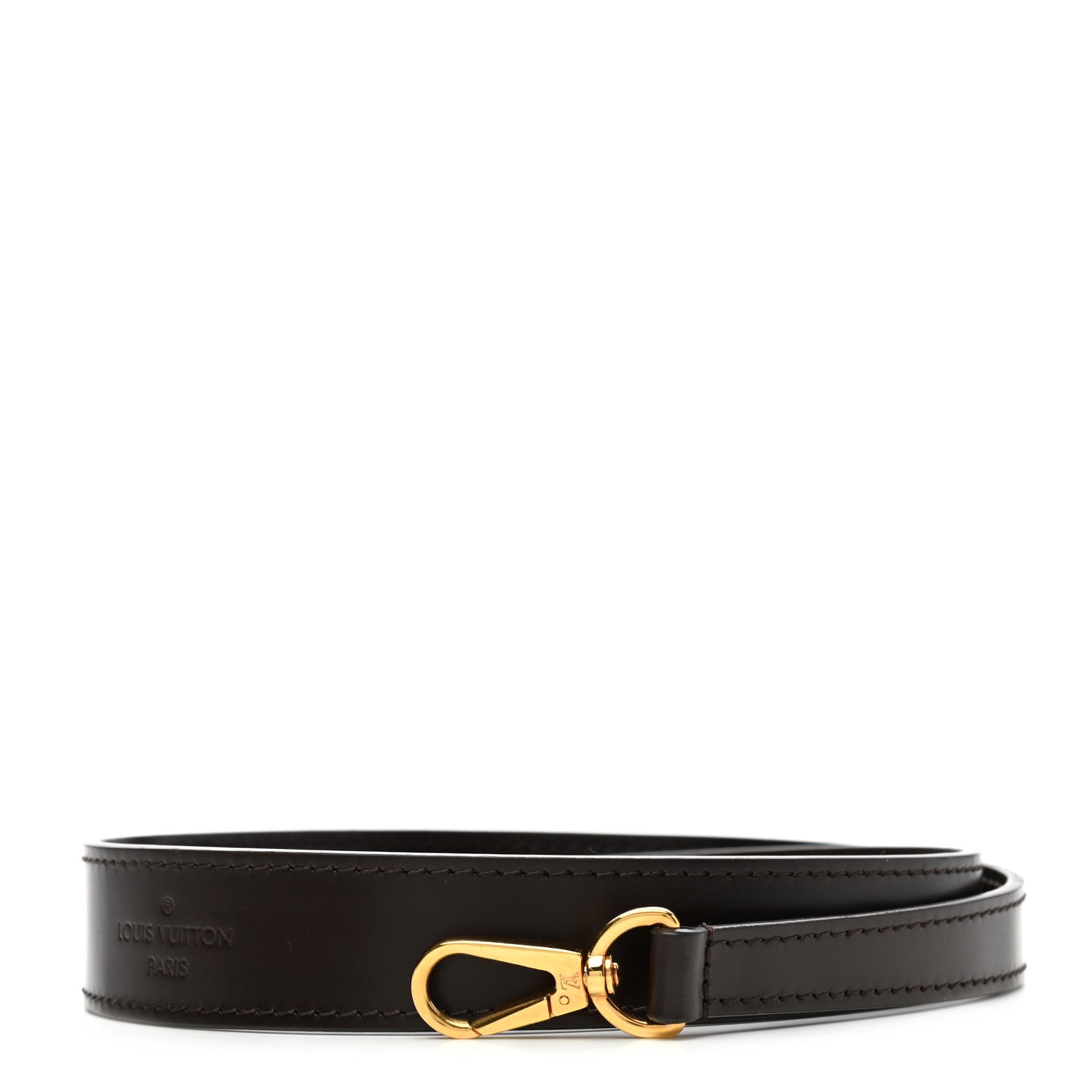Louis Vuitton Calfskin Normandy Shoulder Strap Brown 1 of 6