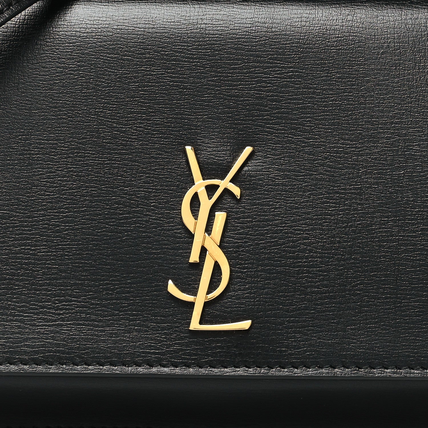 Saint Laurent Smooth Calfskin Monogram Phone Holder Crossbody Black 7 of 9