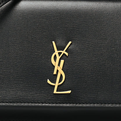 Saint Laurent Smooth Calfskin Monogram Phone Holder Crossbody Black 7 of 9