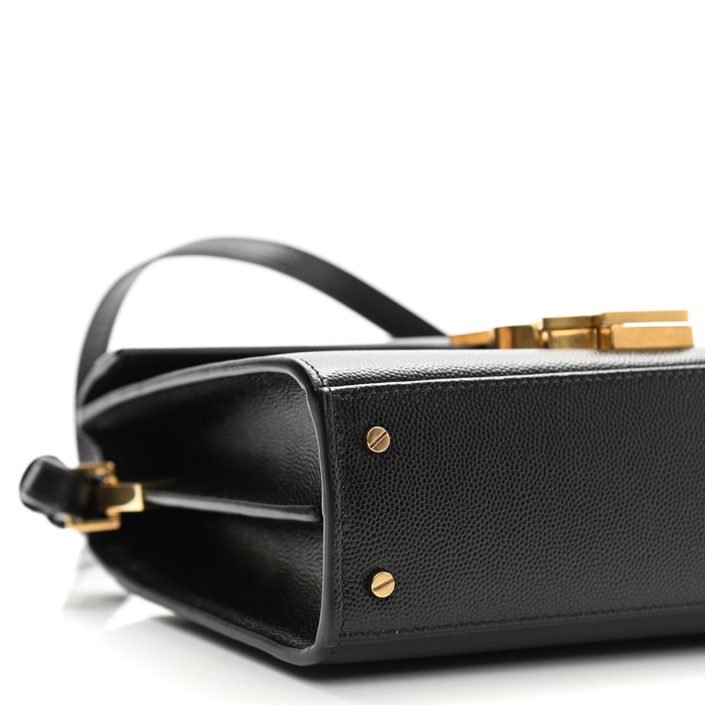 Grain de Poudre Mini Classic Monogram Cassandra Top Handle Black