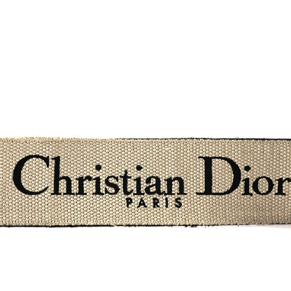 Christian Dior Canvas Embroidered Shoulder Strap Rose Multicolor 4 of 6
