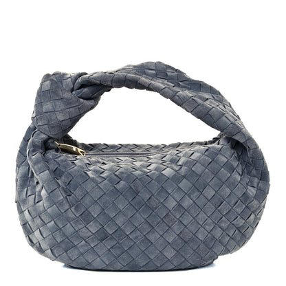 Bottega Veneta Suede Calfskin Intrecciato Teen Jodie Hobo Thunder 1 of 10