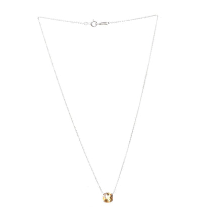 Tiffany Sterling Silver Citrine Sparklers Pendant Necklace 3 of 6