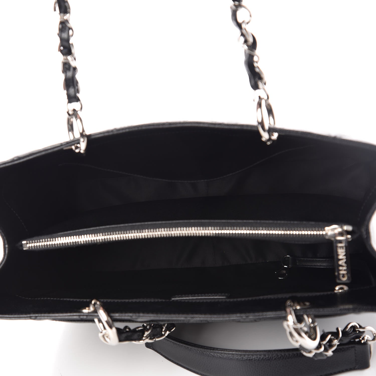Chanel Caviar Quilted Grand Shopping Tote GST Black 5 of 11