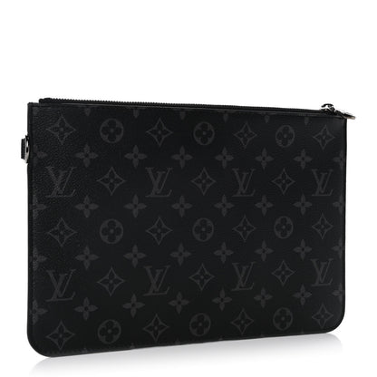 Louis Vuitton Monogram Eclipse Fragment Cabas Light Pochette 3 of 7